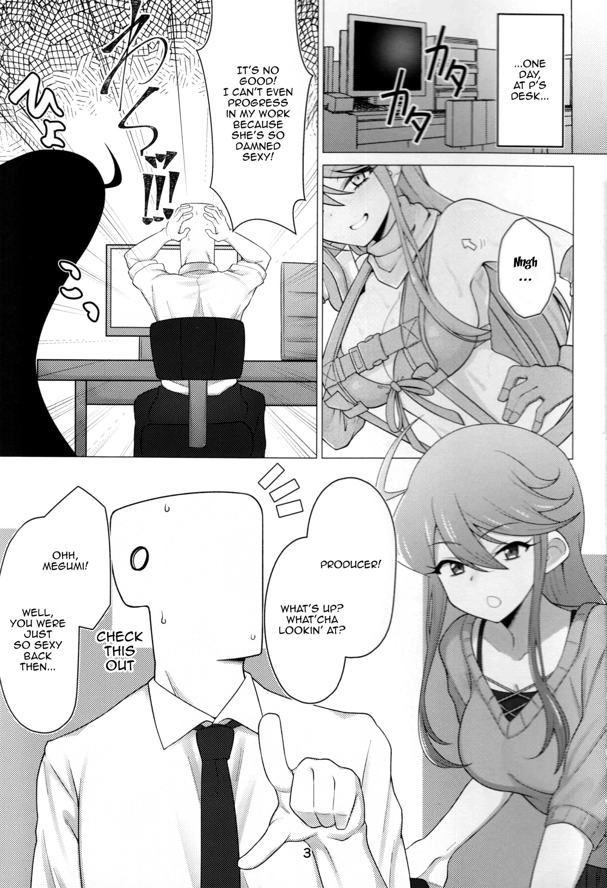 Hentai Manga Comic-Having Tokoro Megumi, Who I'm In Charge Of, Do Some Lotion Play With Me-Read-2